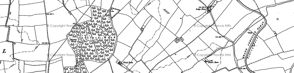 Old map of Neath Hill in 1924