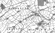 Old Map of Nedging Tye, 1884 - 1885