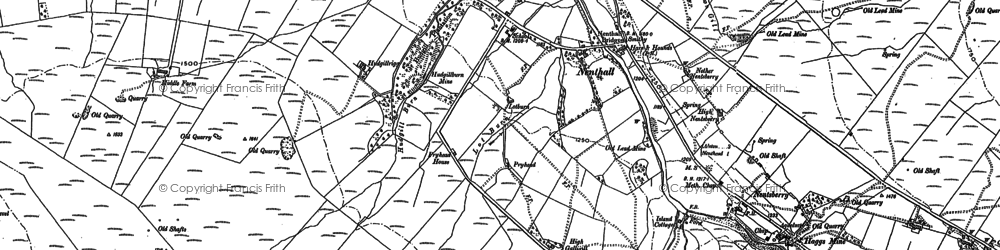Old map of Browngill in 1888