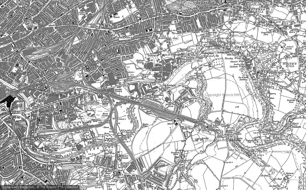 Old Map of Netham, 1902 in 1902