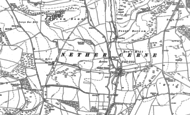 Old Map of Nether Cerne, 1887