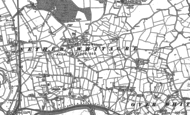 Old Map of Nether Whitacre, 1886