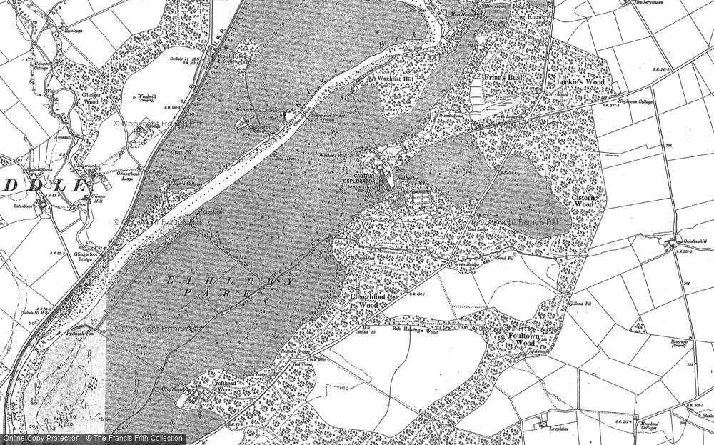 Old Map of Netherby, 1900 - 1948 in 1900