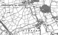 Old Map of Netherfield, 1924