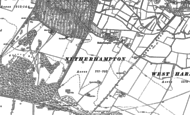 Old Map of Netherhampton, 1900