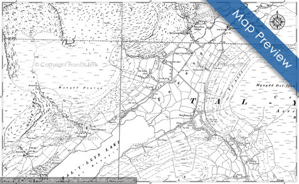 Old Map of Historic Map covering Burnmouth in 1887