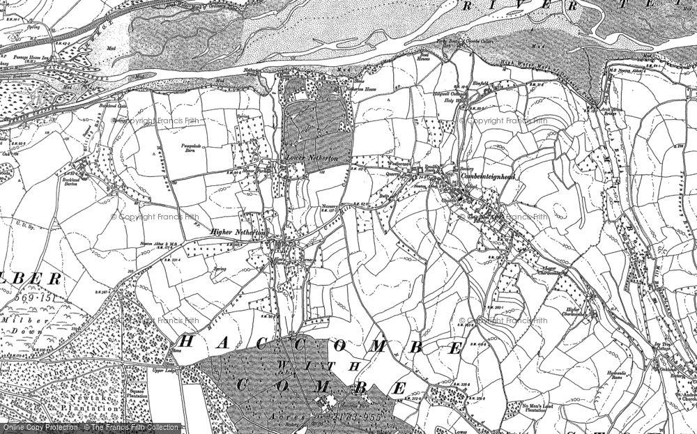 Old Map of Netherton, 1887 - 1904 in 1887