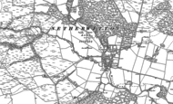 Old Map of Netherwitton, 1896