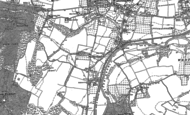 Old Map of Nettlestead, 1895