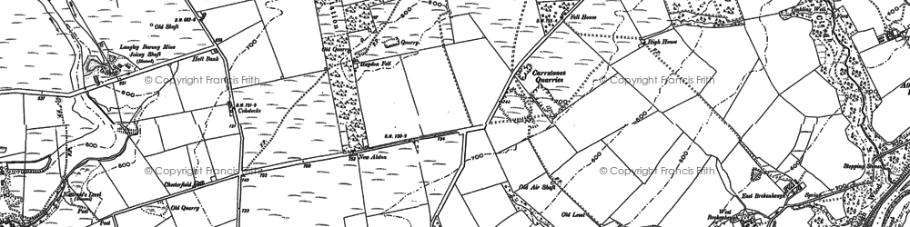 Old map of Brokenheugh in 1895