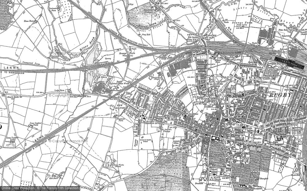 Old Map of New Bilton, 1903 in 1903