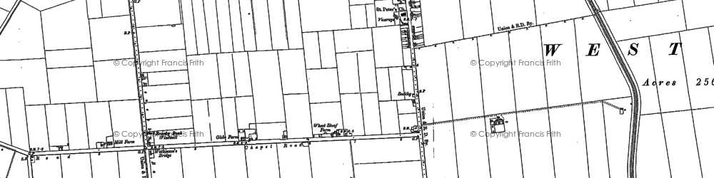 Old map of New Bolingbroke in 1887