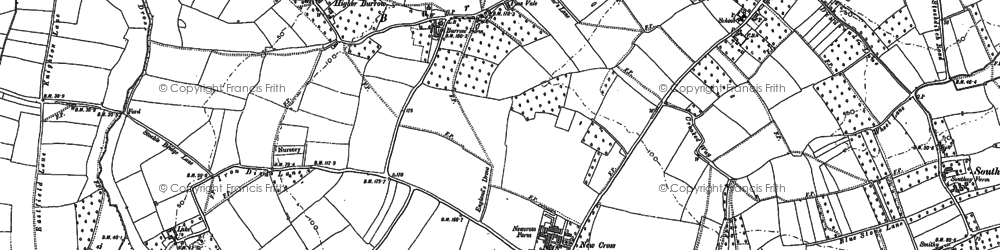 Old map of New Cross in 1886