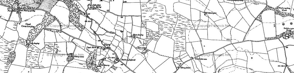 Old map of Brenan in 1904