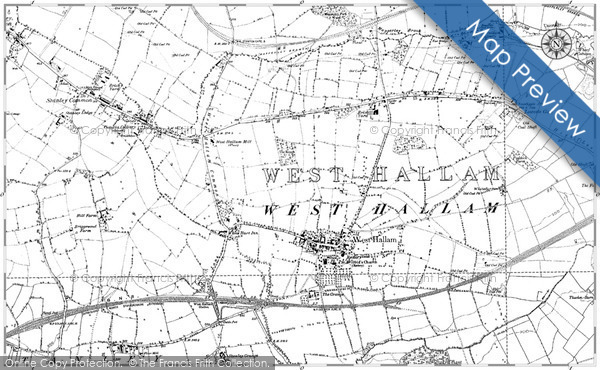 Old Map of Historic Map covering Higher Bal in 1879
