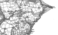 Old Map of New Hedges, 1887 - 1906
