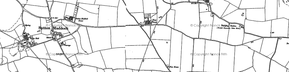 Old map of New Ho in 1881