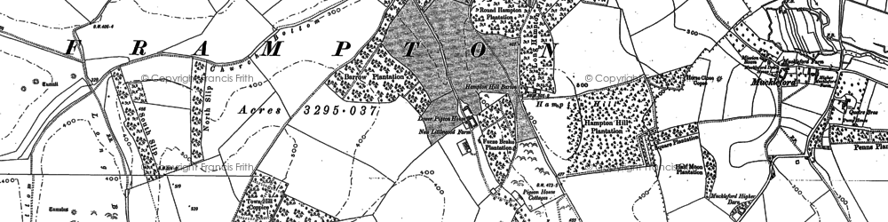 Old map of New Littlewood Fm in 1886