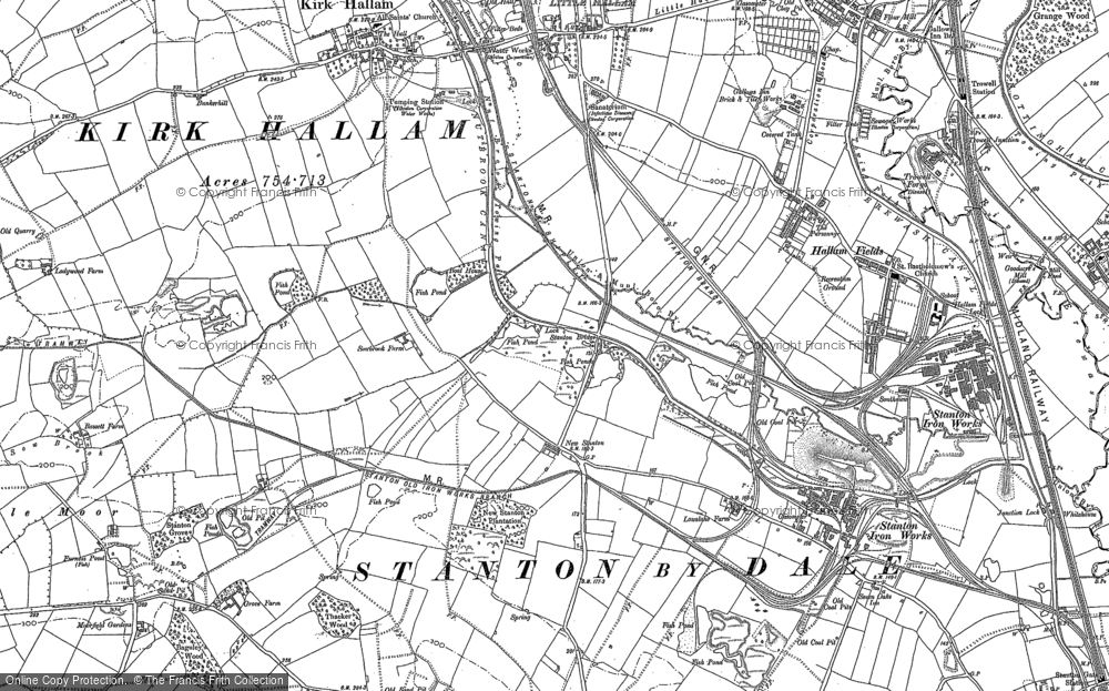 Old Map of New Stanton, 1881 in 1881