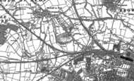 Old Map of Newbold on Avon, 1886 - 1903