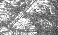 Old Map of Newbridge, 1886