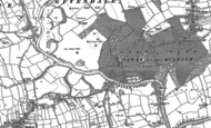 Old Map of Newby Hall, 1890