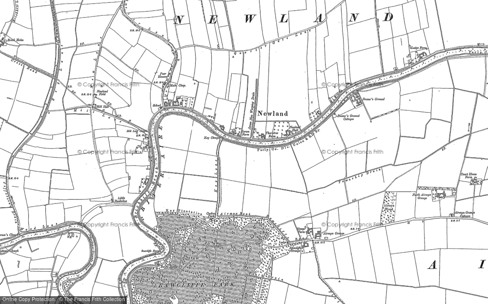 Old Map of Newland, 1888 - 1889 in 1888