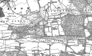 Old Map of Newlands Corner, 1895