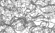 Old Map of Newnham Bridge, 1901 - 1902