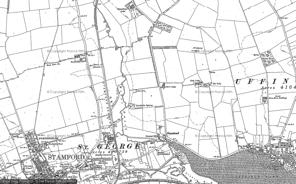 Old Map of Historic Map covering Bordeville in 1886