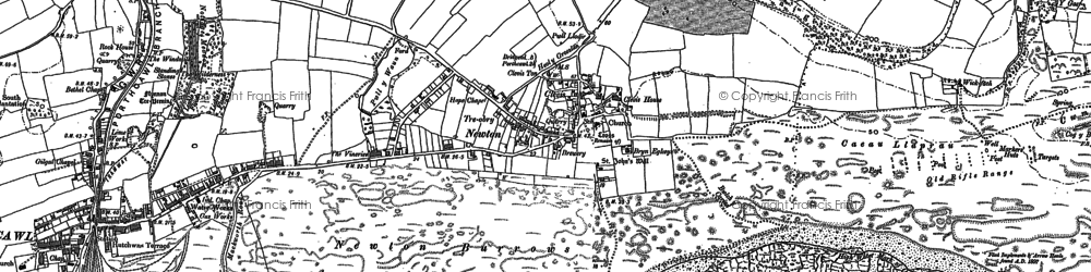 Old map of Trecco Bay in 1897