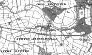Old Map of Newton Blossomville, 1899 - 1948