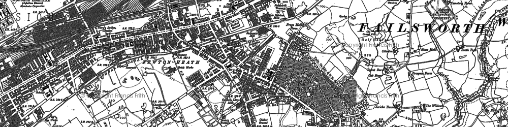Old map of Newton Heath in 1891