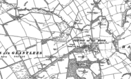 Old Map of Newton on the Moor, 1896