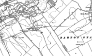 Old Map of Newton Stacey, 1894
