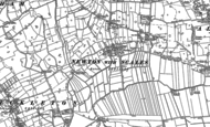 Old Map of Newton with Scales, 1892