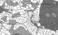 Old Map of Newtown Linford, 1883 - 1885