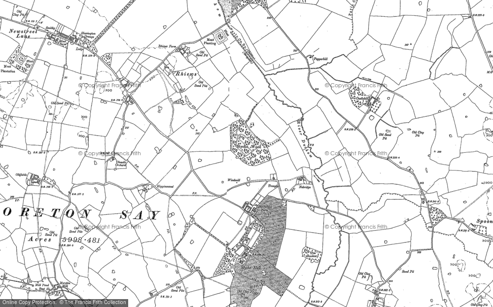 Old Map of Nobridge, 1879 in 1879