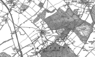 Old Map of Nonington, 1896