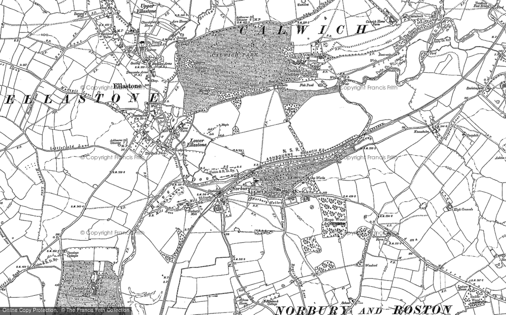 Old Map of Norbury, 1898 in 1898