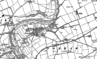 Old Map of Norham, 1897