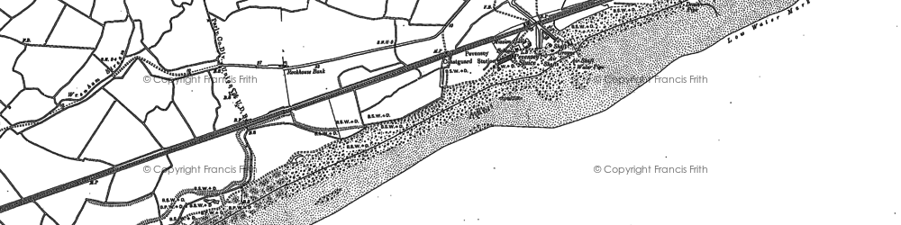 Old map of Norman's Bay in 1908
