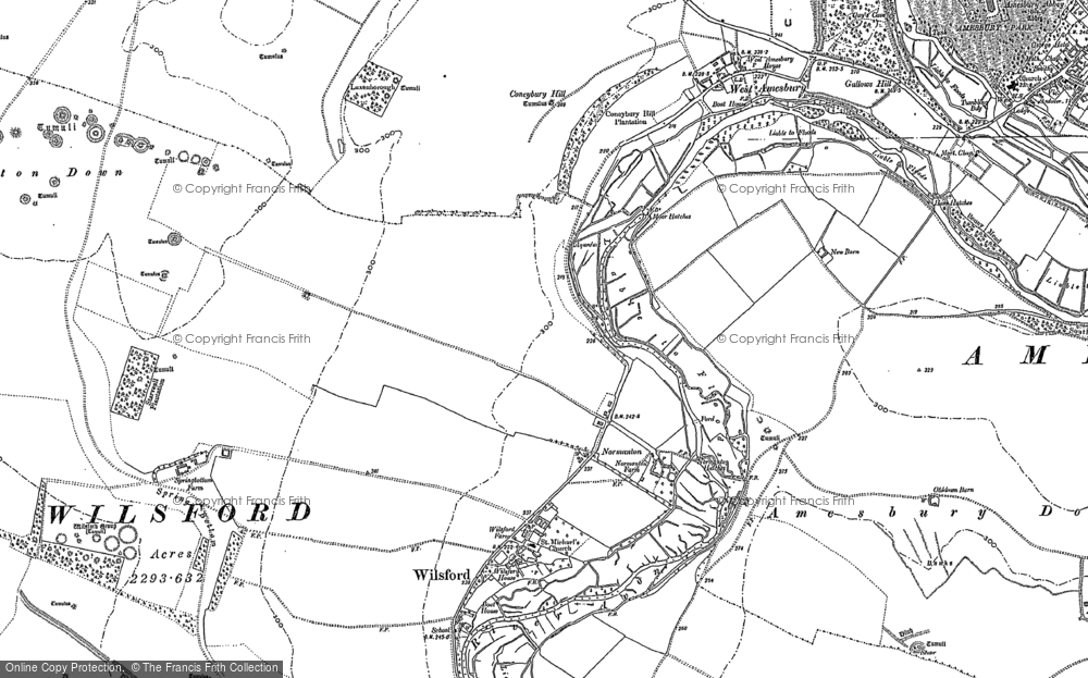 Old Map of Normanton, 1889 - 1899 in 1889