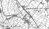 Old Map of Normanton on Soar, 1899
