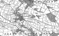 Old Map of North Anston, 1890 - 1929
