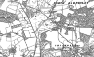 Old Map of North Baddesley, 1895