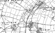 Old Map of North Barsham, 1885