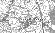 Old Map of North Bradley, 1922
