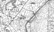 Old Map of North Brentor, 1883
