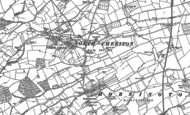Old Map of North Cheriton, 1885